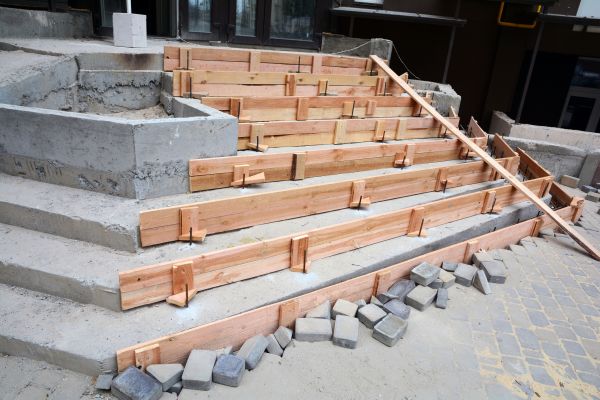 Cement Step Repair in Arlington Heights